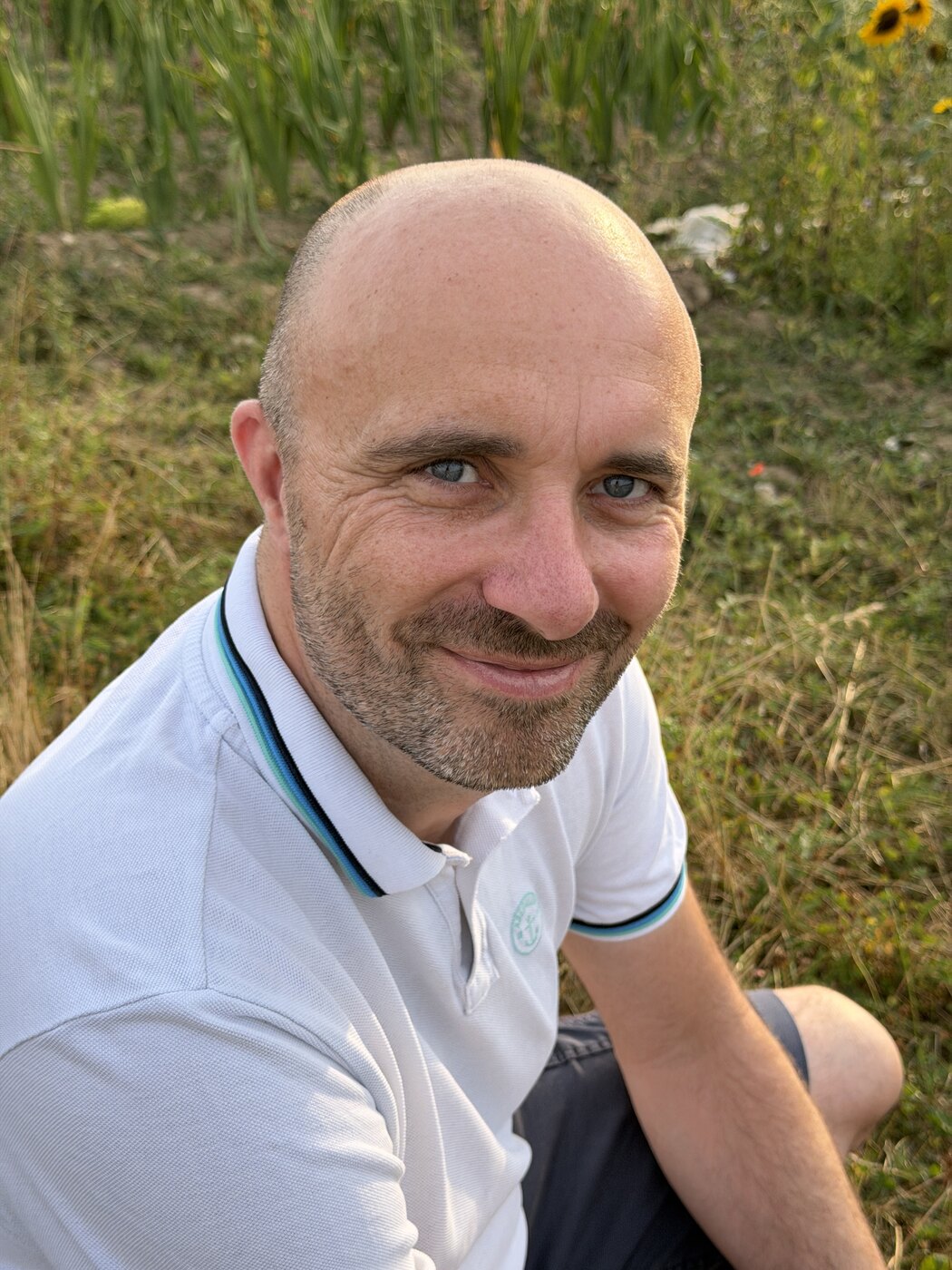 Christian Sengupta im Grünen